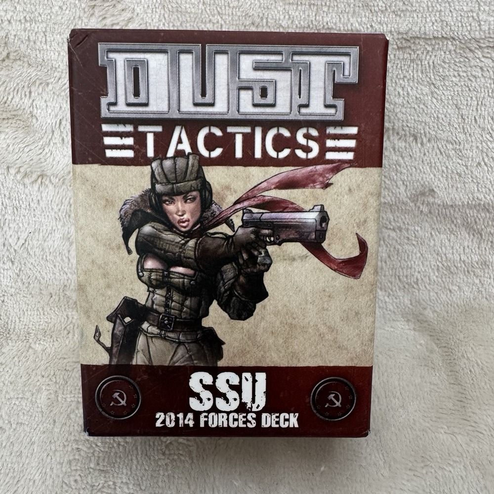 Dust Tactics SSU 2014 Forces Deck‎ Card Set Battlefront Dust Studio Complete